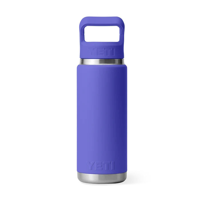 Yeti Rambler 26oz Insulated Bottle with Colour Matched Straw Cap - Ultra Marine Violet