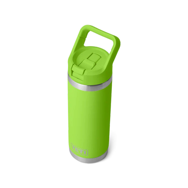 Yeti Rambler 18oz Insulated Bottle with Colour Matched Straw Cap - Venom