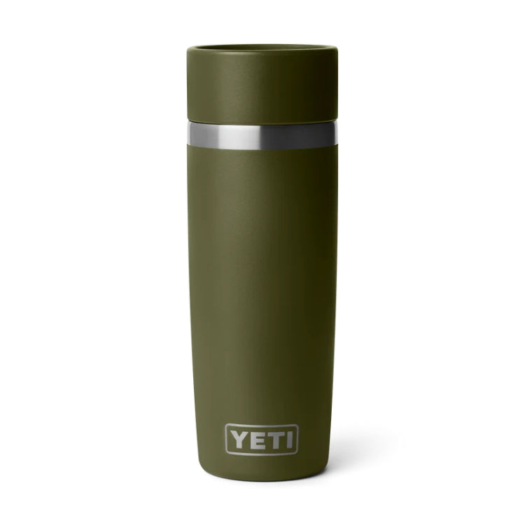 Yeti Rambler 16oz Travel Bottle - Olive/King Crab Orange - John Norris