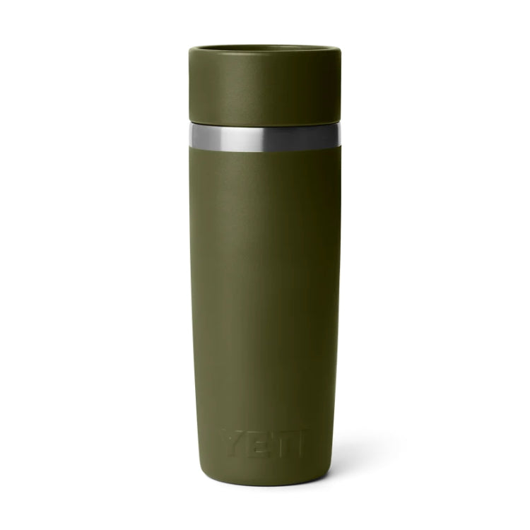 Yeti Rambler 16oz Travel Bottle - Olive/King Crab Orange