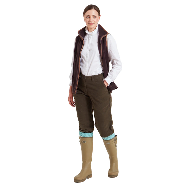 Schoffel Ladies Moleskin Breeks - Forest