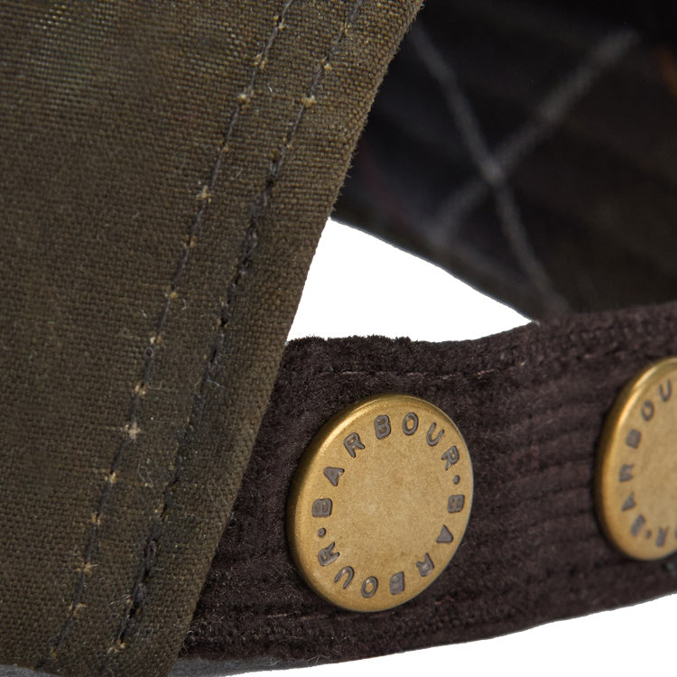 Barbour Ashby Cap - Olive/Brown