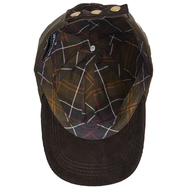 Barbour Ashby Cap - Olive/Brown