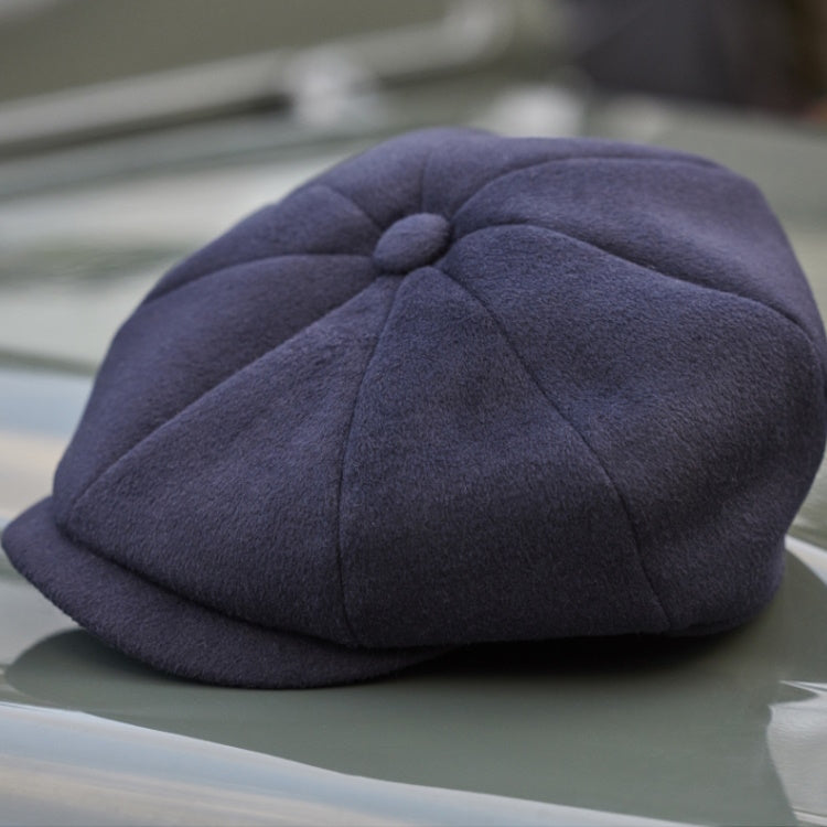 Barbour Brendon Bakerboy Cap - Navy