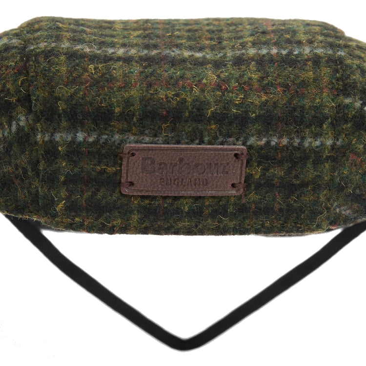 Barbour Wilkin Dog Flat Cap - Olive Check