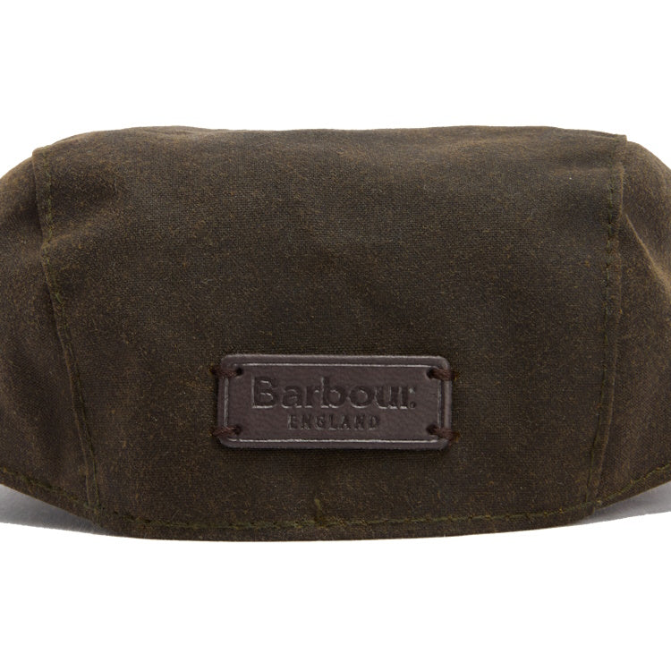 Barbour Dog Wax Flat Cap - Olive
