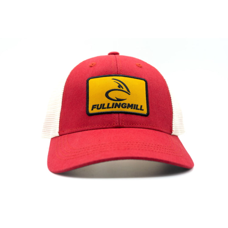 Fulling Mill Rising Sun Trucker Cap - Red/Yellow