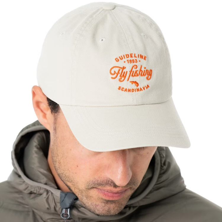 Guideline Fly Fishing Dad Cap - Bone