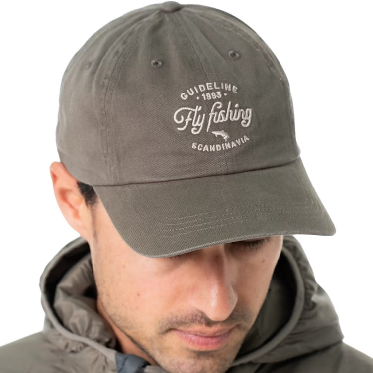 Guideline Fly Fishing Dad Cap - Forest Grey