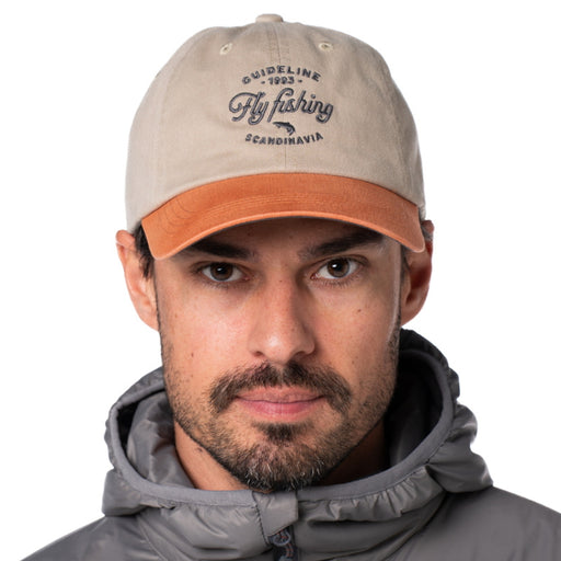 Guideline Fly Fishing Cap - Khaki/Pumpkin
