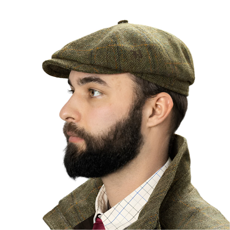 Harkila Kenmore Classic Baker Boy Cap - Forest Green