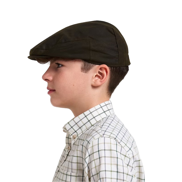 Jack Pyke Junior Wax Flat Cap - Green