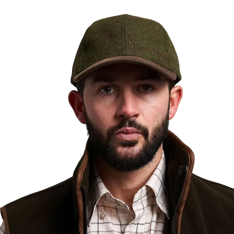 Jack Pyke Lowland Tweed Baseball Cap - Green