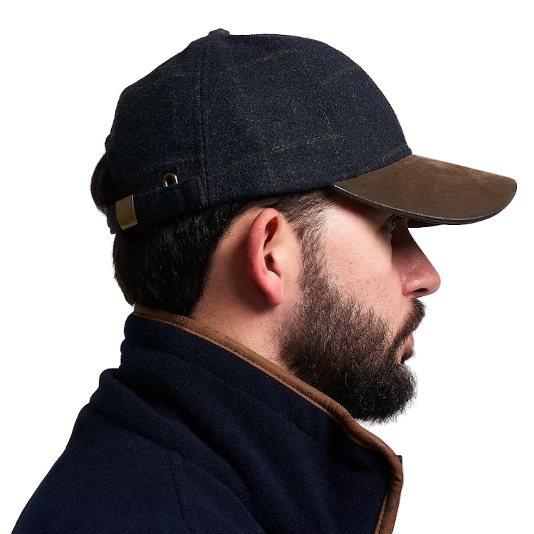 Jack Pyke Lowland Tweed Baseball Cap - Navy