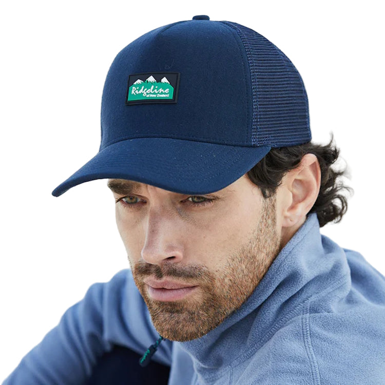 Ridgeline Monsoon Trucker Cap - Navy