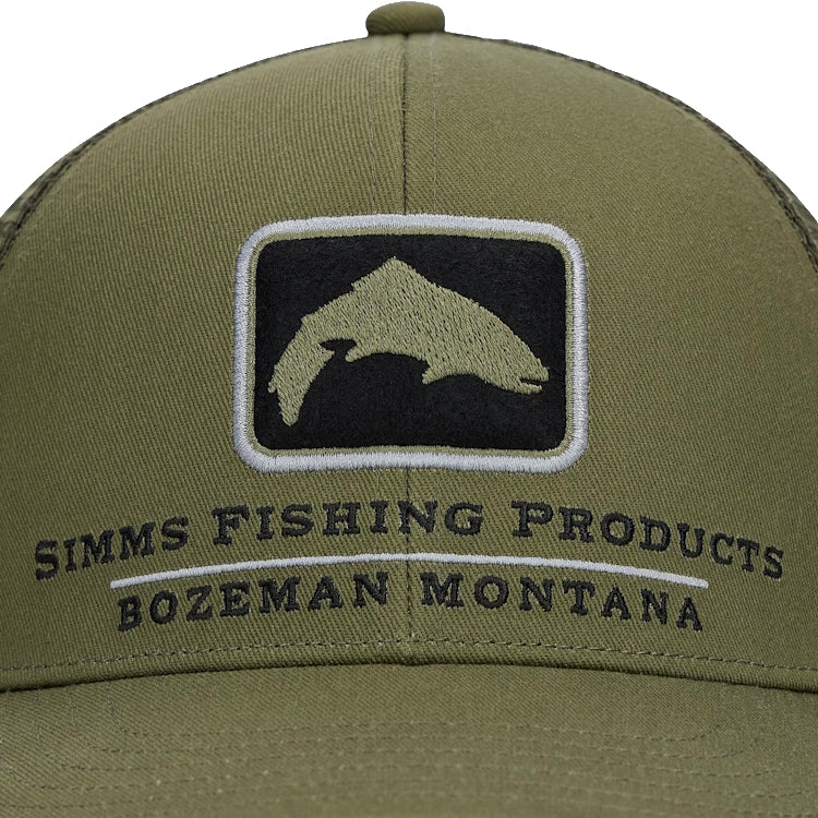 Simms Double Haul Icon Trucker Cap - Loden