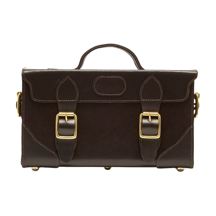 Chatham Premium Pull Up Leather Loader Case - Dark Brown