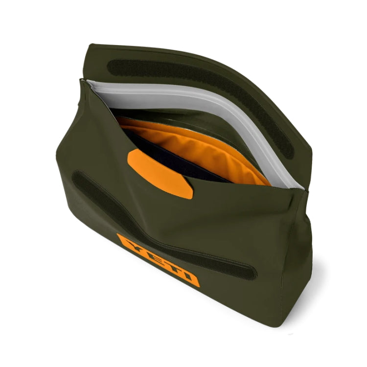 Yeti Sidekick Dry Gear Case 1L - Olive/King Crab Orange