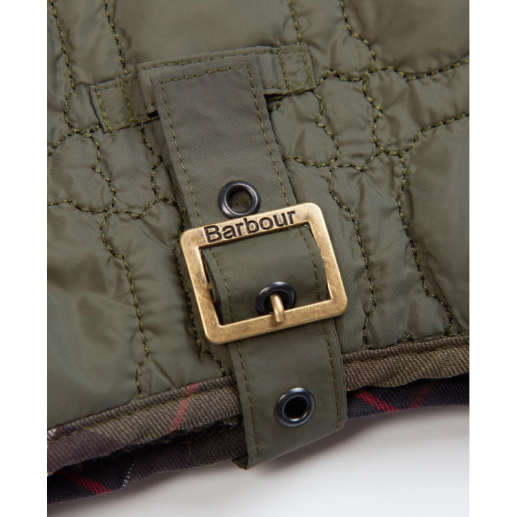 Barbour Dog Bone Quilted Dog Coat - Dark Olive