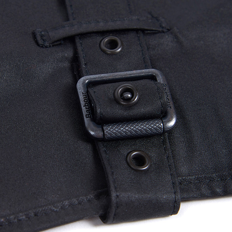 Barbour Wax Dog Coat - Black