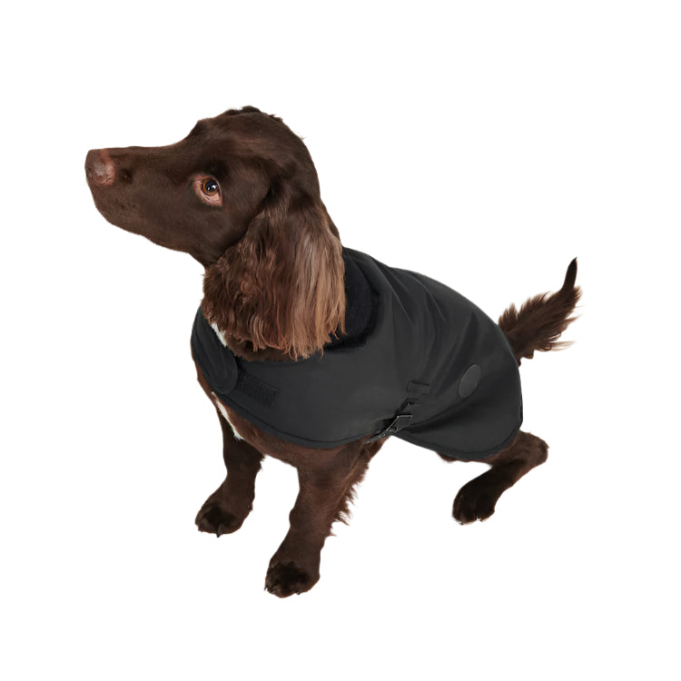 Barbour Wax Dog Coat - Black