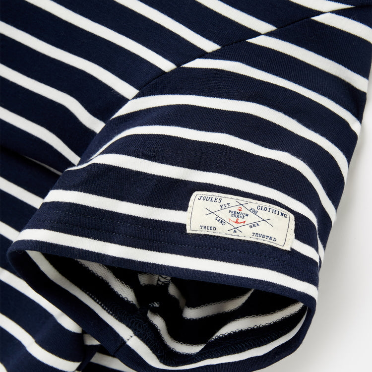 Joules Harbour Dog Top - Navy Stripe