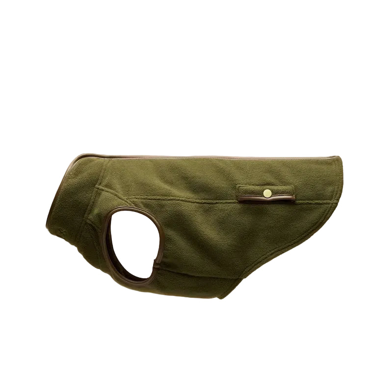 Joules Heritage Fleece Dog Coat - Khaki