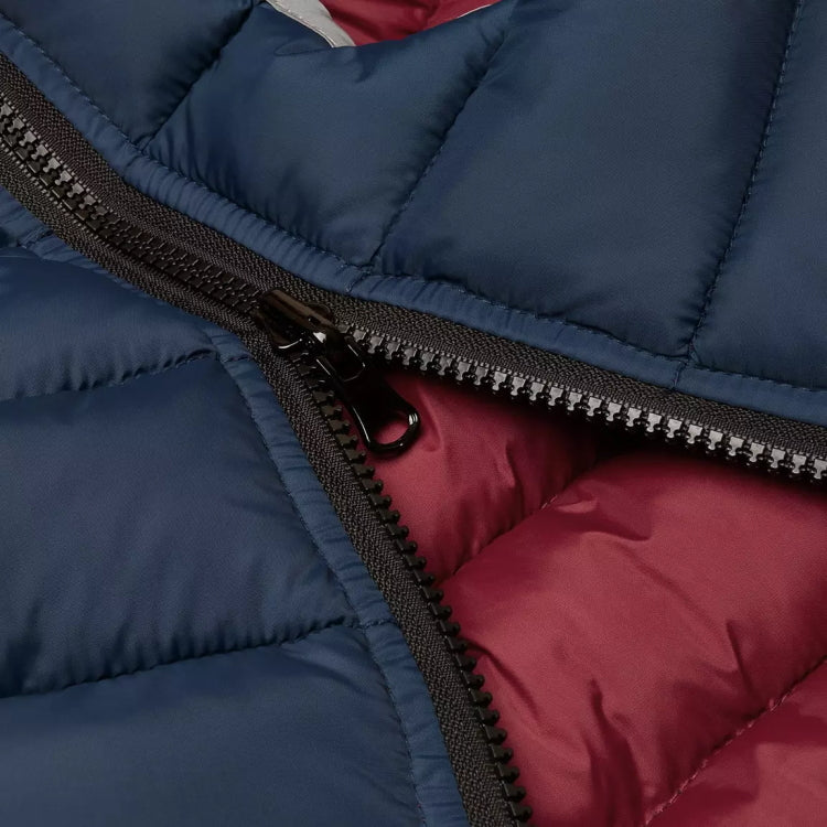 Joules Moorsdale Puffer Dog Coat - Navy/Burgundy