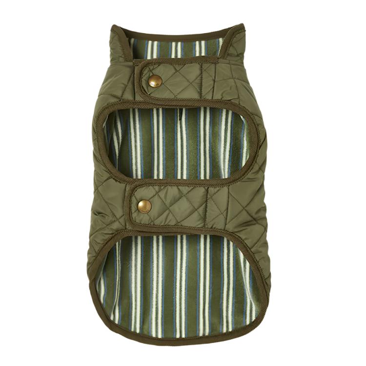 Joules Quilted Dog Coat - Khaki