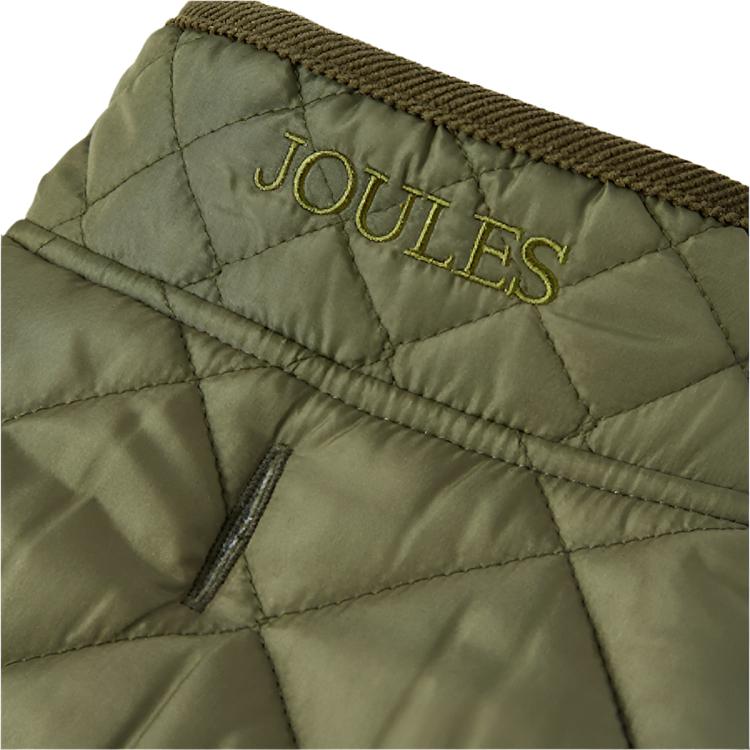 Joules Quilted Dog Coat - Khaki