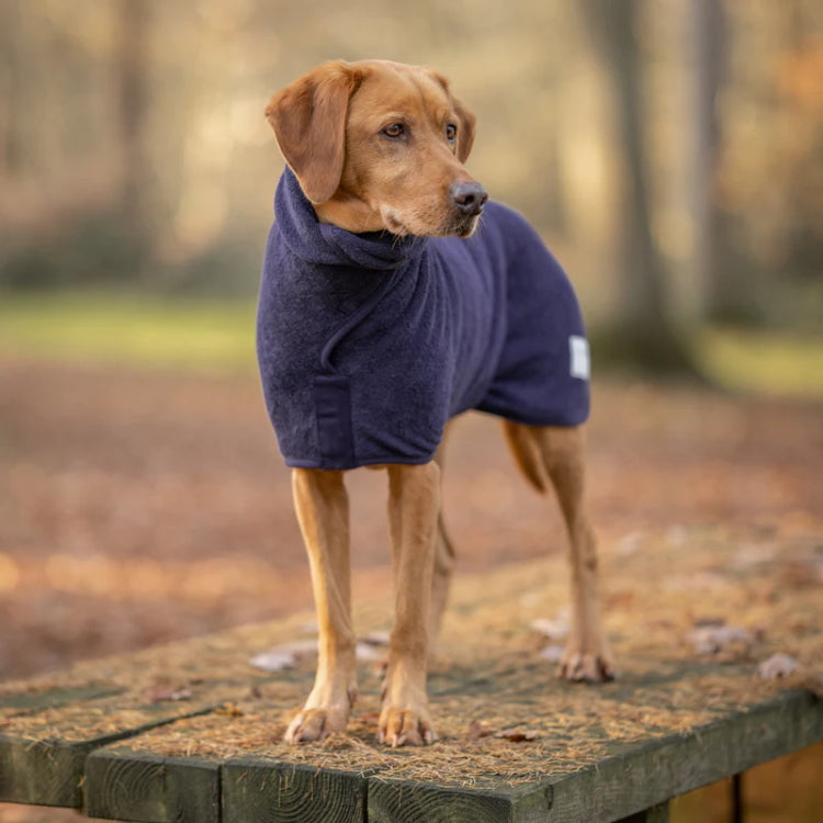 Ruff and Tumble Classic Collection Dog Drying Coat - Blackberry