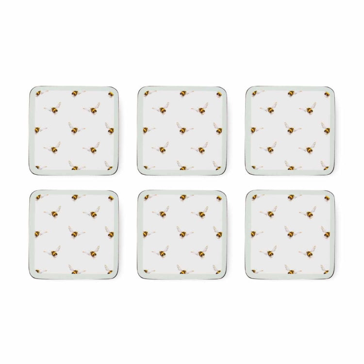 Wrendale Designs Bee Coasters - Set of 6