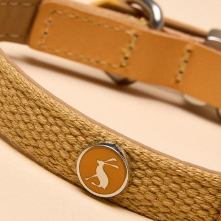 Joules Tan Dog Collar