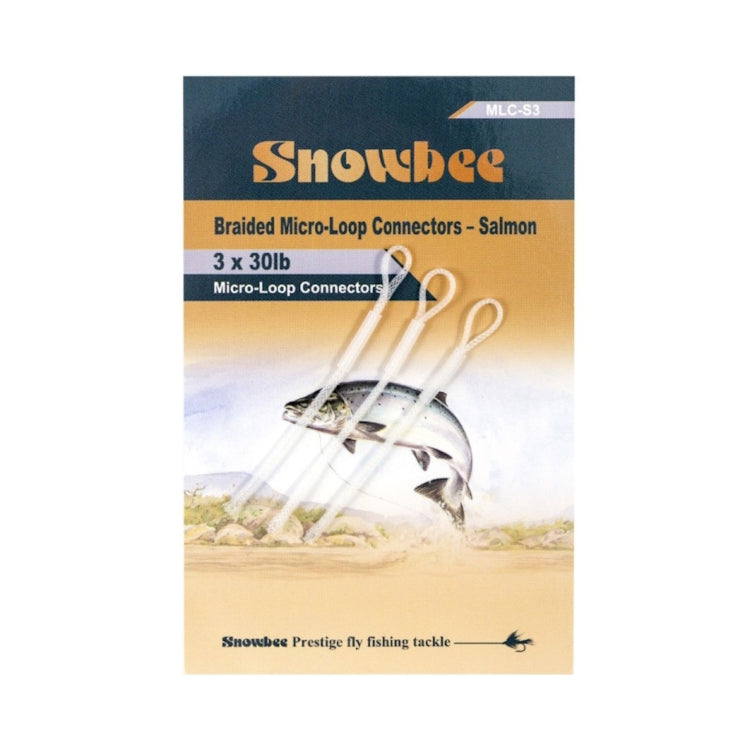 Snowbee Micro-Loop Connectors - Salmon