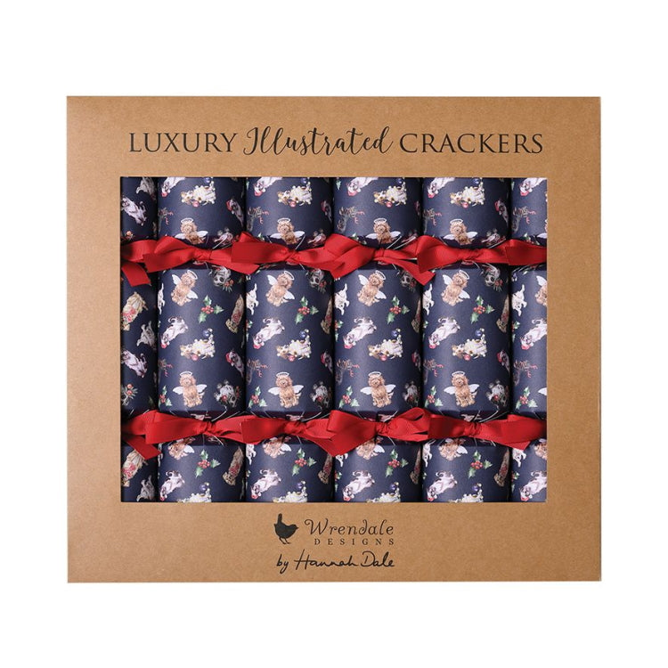 Wrendale Designs Luxury Christmas Crackers - A Pawsome Christmas Dog Design