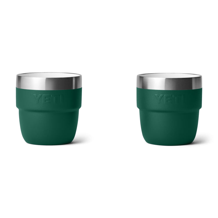 Yeti 4oz Espresso Cups 2 Pack - Black Forest Green