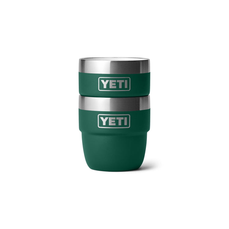 Yeti 4oz Espresso Cups 2 Pack - Black Forest Green