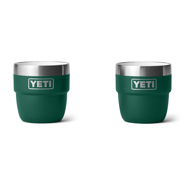 Yeti 4oz Espresso Cups 2 Pack - Black Forest Green