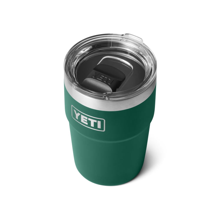 Yeti Rambler 16oz Stackable Cup - Black Forest Green