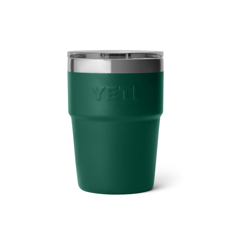 Yeti Rambler 16oz Stackable Cup - Black Forest Green