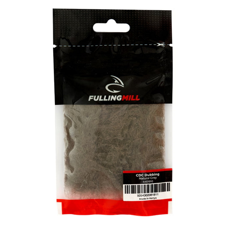 Fulling Mill CDC Dubbing - Natural Grey