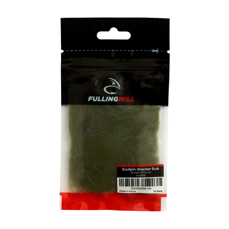 Fulling Mill Sculpin-Stacker Dubbing - Sculpin Olive UV