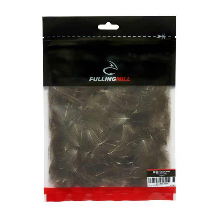 Fulling Mill CDC Feathers 3g Bulk Pack - Olive