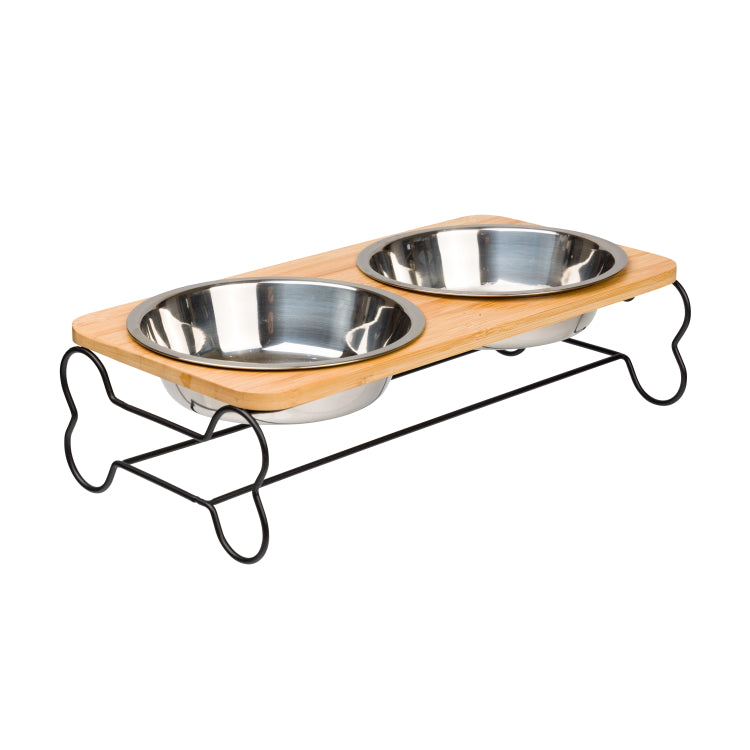 House of Paws Dual Wire Dog Feeder