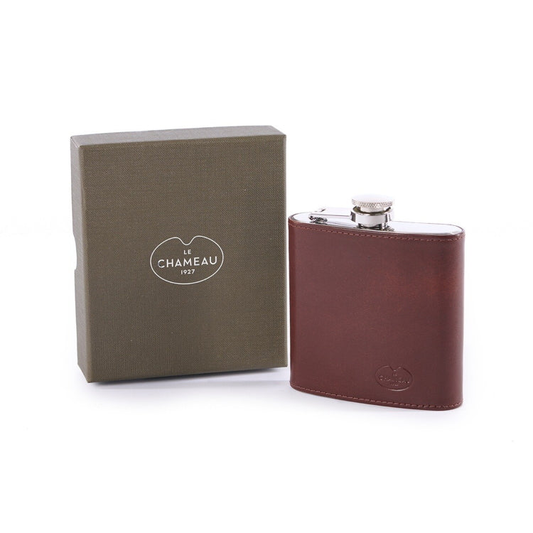 Le Chameau Leather Hip Flask