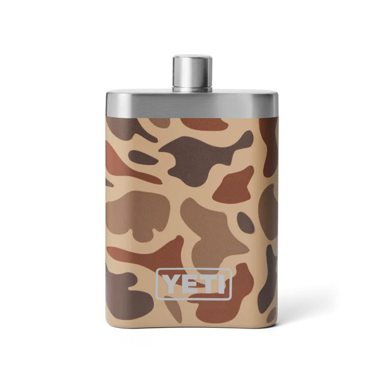 Yeti Rambler Flask - Wetlands Camo