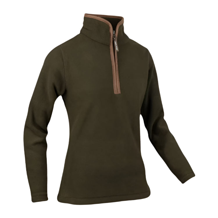 Jack Pyke Ladies Fleece Pullover - Dark Olive