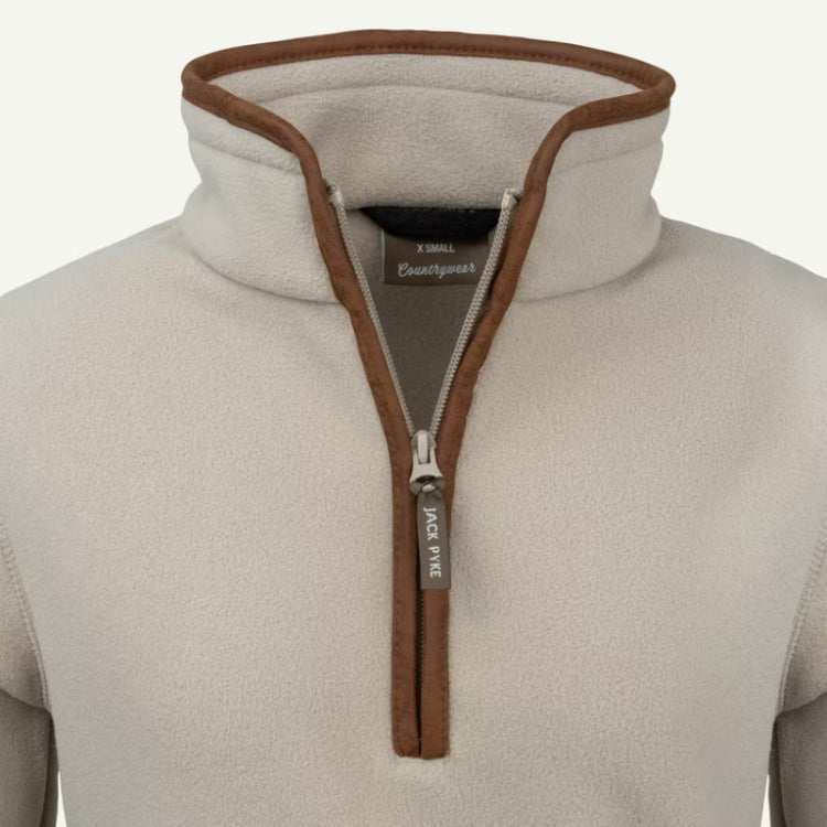 Jack Pyke Ladies Fleece Pullover - Mushroom