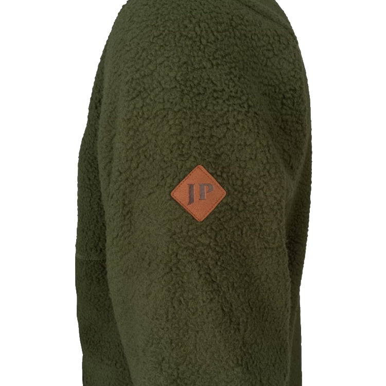 Jack Pyke 1/2 Zip Sherpa Fleece Pullover - Olive