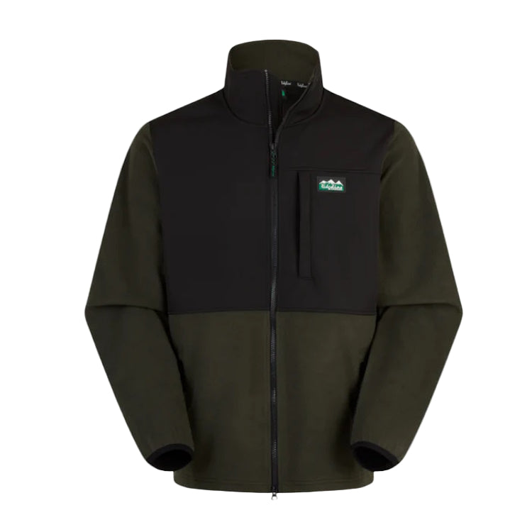 Ridgeline Hybrid Fleece Jacket - Deep Forest/Black